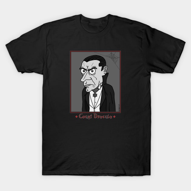 Dracula (Bela Lugosi) T-Shirt by Gregg.M_Art